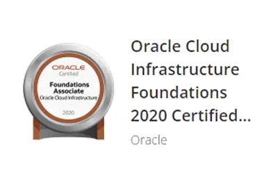 Oracle cloud infrastructure foundations 2020 Associate